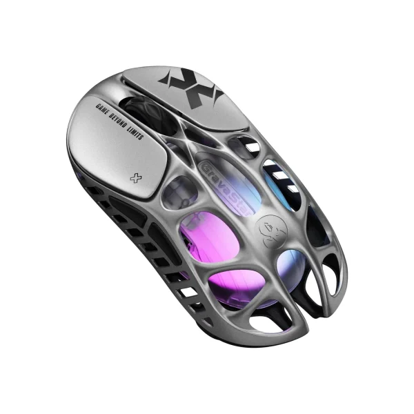 GravaStar Mercury X Gaming Mouse with Magnesium Alloy Frame – Grey Edition GravaStar Mercury X Gaming Mouse with Magnesium Alloy Frame – Grey Edition