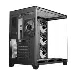 Sharx Profin GX700 Mid Tower Case with Dual Tempered Glass Panels (Front & Side), 7 ARGB Fans