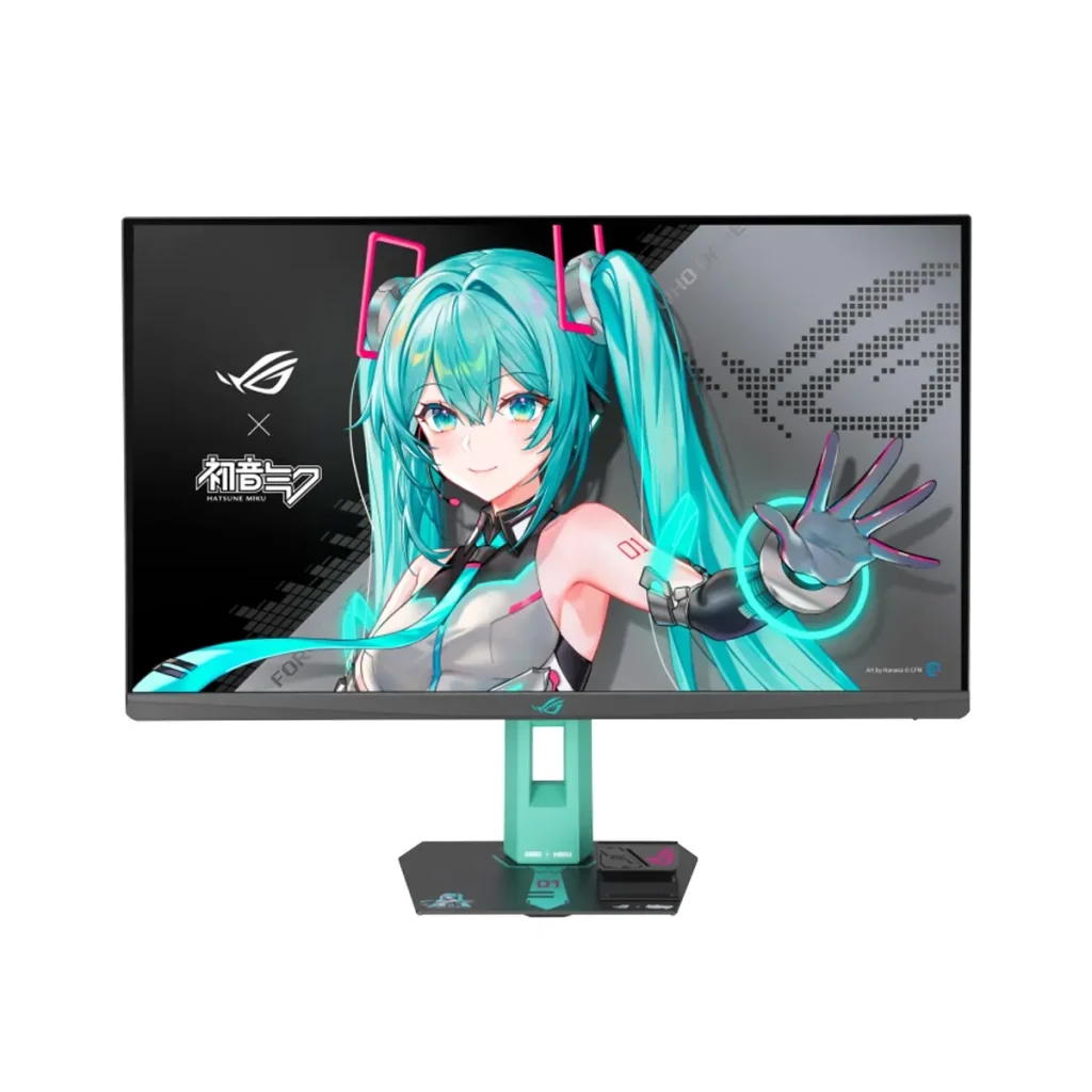 ASUS ROG Strix XG27ACMEG-G Gaming Monitor, 27" QHD Fast IPS, 260Hz, 1ms, Adaptive Sync, Hatsune Miku Edition