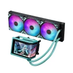 ASUS ROG Ryuo IV 360 ARGB CPU Liquid Cooler 360mm Hatsune Miku Edition - Black