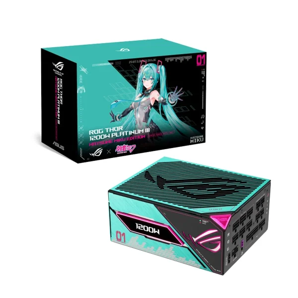 ASUS ROG Thor Platinum III 1200W Power Supply, 80 Plus Platinum, Hatsune Miku Edition ASUS ROG Thor Platinum III 1200W Power Supply, 80 Plus Platinum, Hatsune Miku Edition