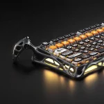 GravaStar Mercury K1 Pro Wireless Gaming Keyboard, 75% Layout, Mechanical Switches, Windows & Mac Compatible - CyberFlare