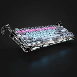 GravaStar Mercury V75 Pro Gaming Keyboard, 75% Layout, Hall Effect Magnetic Switches, Windows / Mac Compatible - Cyberpunk