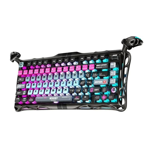 GravaStar Mercury V75 Pro Gaming Keyboard, 75% Layout, Hall Effect Magnetic Switches, Windows / Mac Compatible - Cyberpunk
