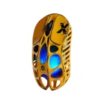 GravaStar Mercury X Special Edition Gaming Mouse, Wireless/Bluetooth/Wired - Battle Worn Yellow