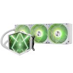 TRYX STAGE 360 ARGB LCD CPU Liquid Cooler, 360mm AIO - White