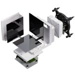 TRYX STAGE 360 ARGB LCD CPU Liquid Cooler, 360mm AIO - White