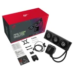 ASUS ROG Strix LC IV 360 ARGB LCD CPU Liquid Cooler, 360mm AIO, Customizable LCD Display, ARGB Lighting - Black