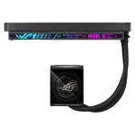 ASUS ROG Strix LC IV 360 ARGB LCD CPU Liquid Cooler, 360mm AIO, Customizable LCD Display, ARGB Lighting - Black
