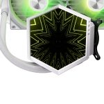 TRYX STAGE 360 ARGB LCD CPU Liquid Cooler, 360mm AIO - White