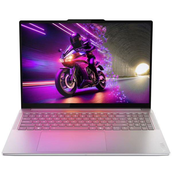 Lenovo Yoga Pro 9 Aura Edition AI 16-Inch Laptop – Intel Core Ultra 9 285H, 64GB RAM, 2TB NVMe SSD, GeForce RTX 5070 8GB, 3.2K Tandem OLED Display, Windows 11 Home, English/Arabic Keyboard, Luna Grey (Display Unit – No Box – 18-Month Warranty