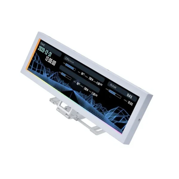 LIAN LI 8.8" IPS LCD Universal PC Display Screen – White (US88v1)