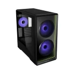 LIAN LI Vector V150 INF Infinity Micro-ATX Gaming Case – Black, 3 × ARGB Fans Included