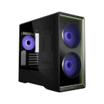 LIAN LI Vector V150 INF Infinity Micro-ATX Gaming Case – Black, 3 × ARGB Fans Included