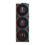 LIAN LI UNI FAN TL FLEX Wireless LCD 120mm ARGB Case Fans – 3-Pack with 1.8" LCD Display, Black