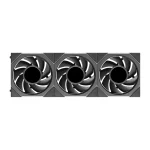 LIAN LI UNI FAN TL FLEX Wireless LCD 120mm ARGB Case Fans – 3-Pack with 1.8" LCD Display, Black