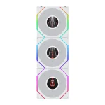 LIAN LI UNI FAN TL FLEX Wireless LCD 120mm ARGB Case Fans – 3-Pack with 1.8" LCD Display, White
