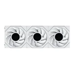 LIAN LI UNI FAN TL FLEX Wireless LCD 120mm ARGB Case Fans – 3-Pack with 1.8" LCD Display, White