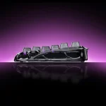 GravaStar Mercury V75 Lite 75% Hall Effect Magnetic Gaming Keyboard – Transparent Black, USB Wired, Windows & macOS Compatible