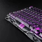 GravaStar Mercury V75 Lite 75% Hall Effect Magnetic Gaming Keyboard – Transparent Black, USB Wired, Windows & macOS Compatible