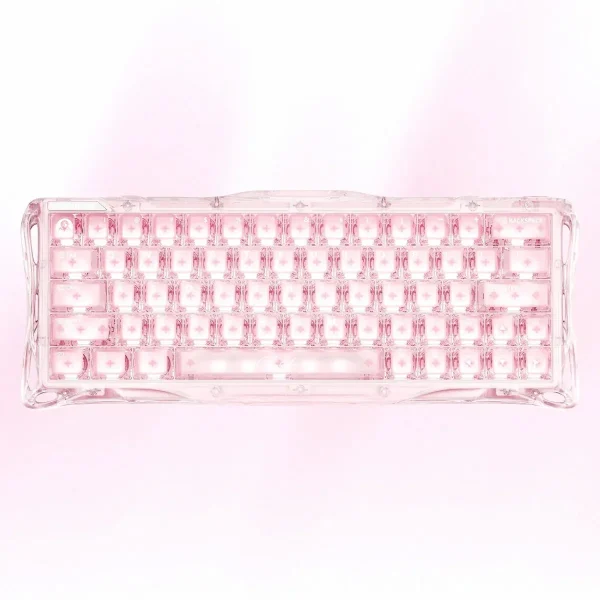GravaStar Mercury V60 60% Hall Effect Magnetic Gaming Keyboard – Crystal Rose Edition GravaStar Mercury V60 60% Hall Effect Magnetic Gaming Keyboard – Crystal Rose Edition
