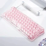 GravaStar Mercury V60 60% Hall Effect Magnetic Gaming Keyboard – Crystal Rose Edition