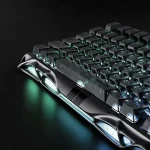 GravaStar Mercury V75 75% Hall Effect Magnetic Gaming Keyboard – Stealth Black, RGB Backlit, Adjustable Magnetic Switches, USB-C Wired