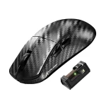 ATTACK SHARK R11 Ultra Carbon Fiber Wireless Gaming Mouse – Phantom Shark, PAW3950MAX Sensor, 8KHz Polling Rate, Ultra-Lightweight Design