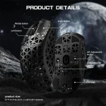 ATTACK SHARK R5 Ultra Carbon Fiber Tri-Mode Wireless Gaming Mouse – Black, PAW3950MAX Sensor, 8KHz Polling Rate, 42,000 DPI
