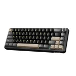 ATTACK SHARK X66 60% Wireless Mechanical Gaming Keyboard – Star Black, Strawberry Linear Switches