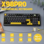 ATTACK SHARK X98 Pro 99% Tri-Mode Mechanical Gaming Keyboard – USB-C, 2.4GHz Wireless & Bluetooth, 1.5" LED Matrix Display
