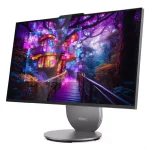 Lenovo Yoga All-in-One Desktop 27-Inch – Intel Core Ultra 9, NVIDIA GeForce RTX Graphics, 32GB RAM, 1TB SSD, Windows 11 Pro, Grey (Open Box, 5 Months Warranty) – F0J2001UAX